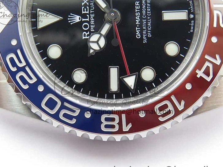 (Correct BP 1:1 Best Black GMT-Master Maker BLRO Hand A3285 Bracelet Dial 904L Stack) 904L 126710 II On Edition Oyster 0103